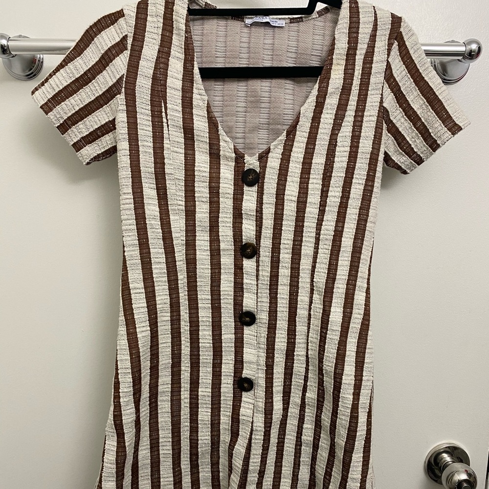 Zara striped dress